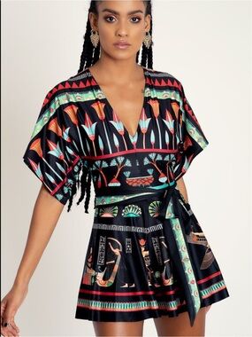 BlackMilk playsuit walk like an Egyptian
